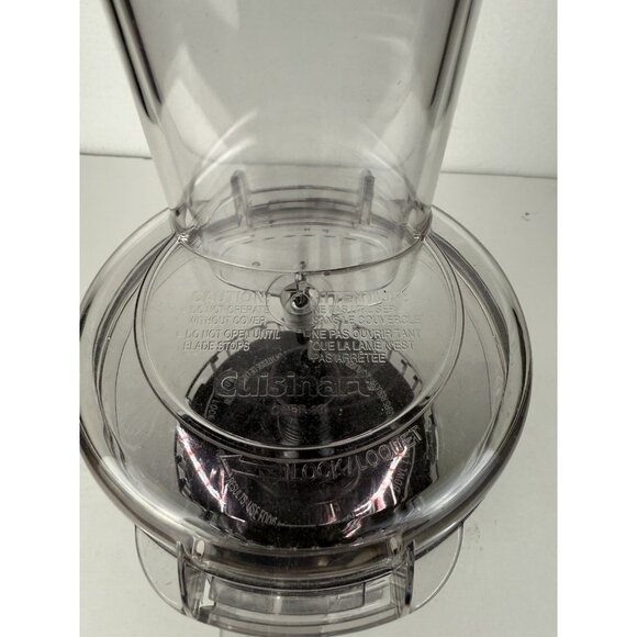 CUISINART AFP-7C Food Processor Replacement Cup, Lid w/Food Tube & Base Collar - Picture 5 of 7